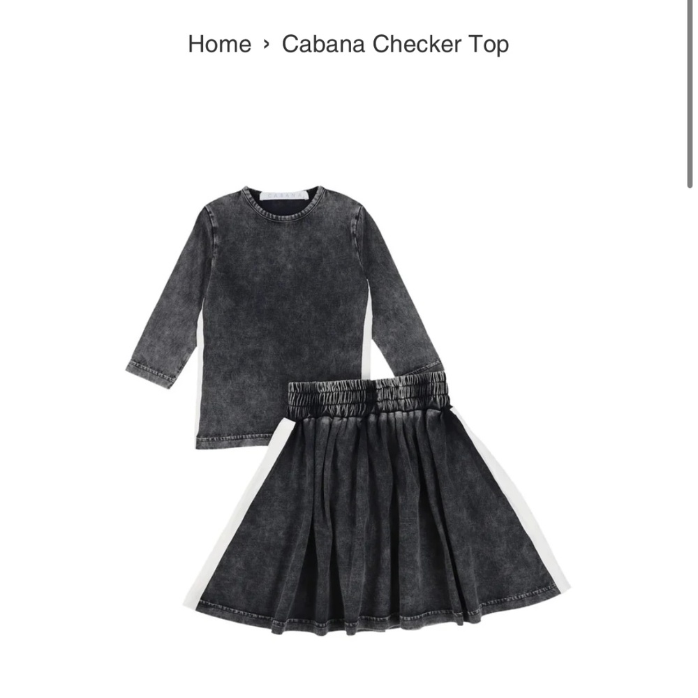 Toddler girls Canana skirt set